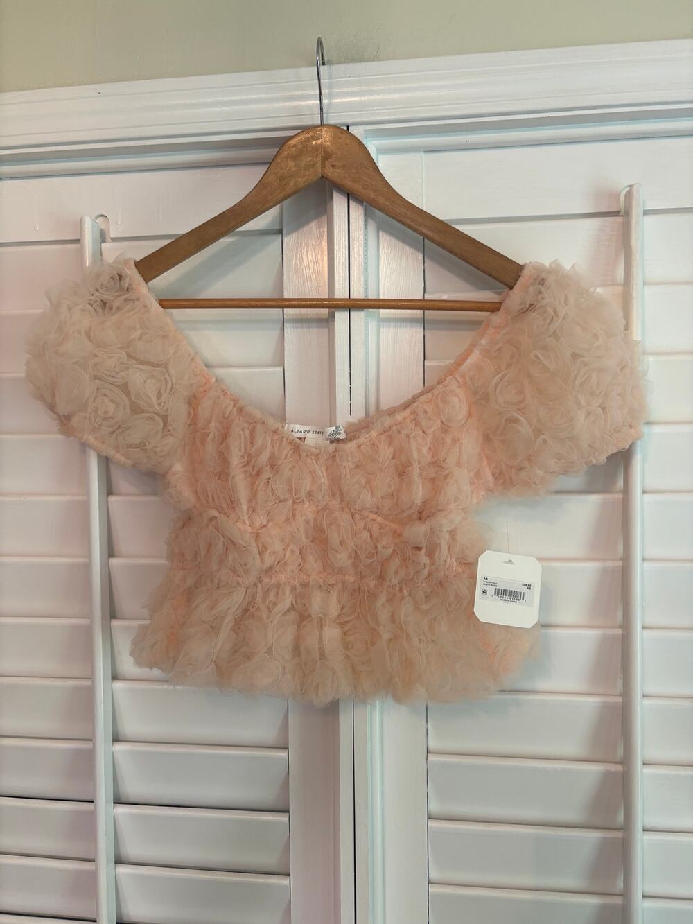 Altar'd State Pink Rose Top Size XS